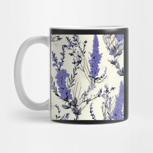 Lavender Flower Pattern Type 2 Mug